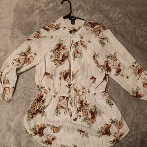 Floral Long Sleeve Blouse